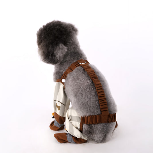 Autumn And Winter Dog Outing Dustproof Pants Skinny Clothes