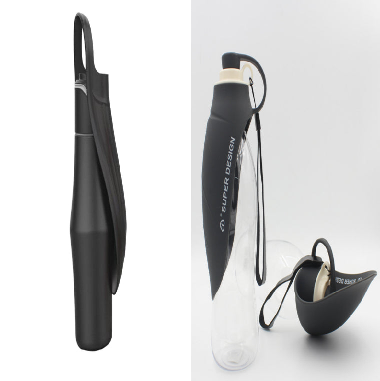 New Portable Pet Dog Water Bottle Soft Silicone Leaf Design For Dog Pets Outdoor Travel Drinking Bowls Water Dispenser