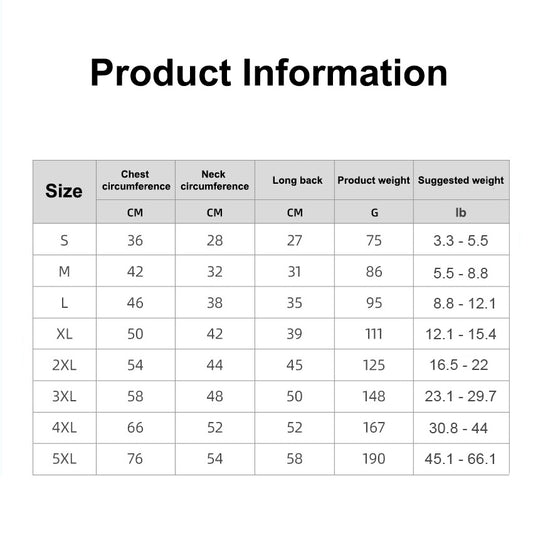 Winter Warm Pet Clothes Waterproof Dog Padded Vest Zipper Jacket Coat For Small Medium Large Dogs Labrador Husky